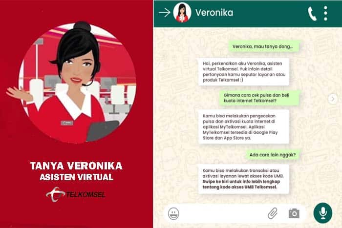 Asisten Virtual Telkomsel Veronika